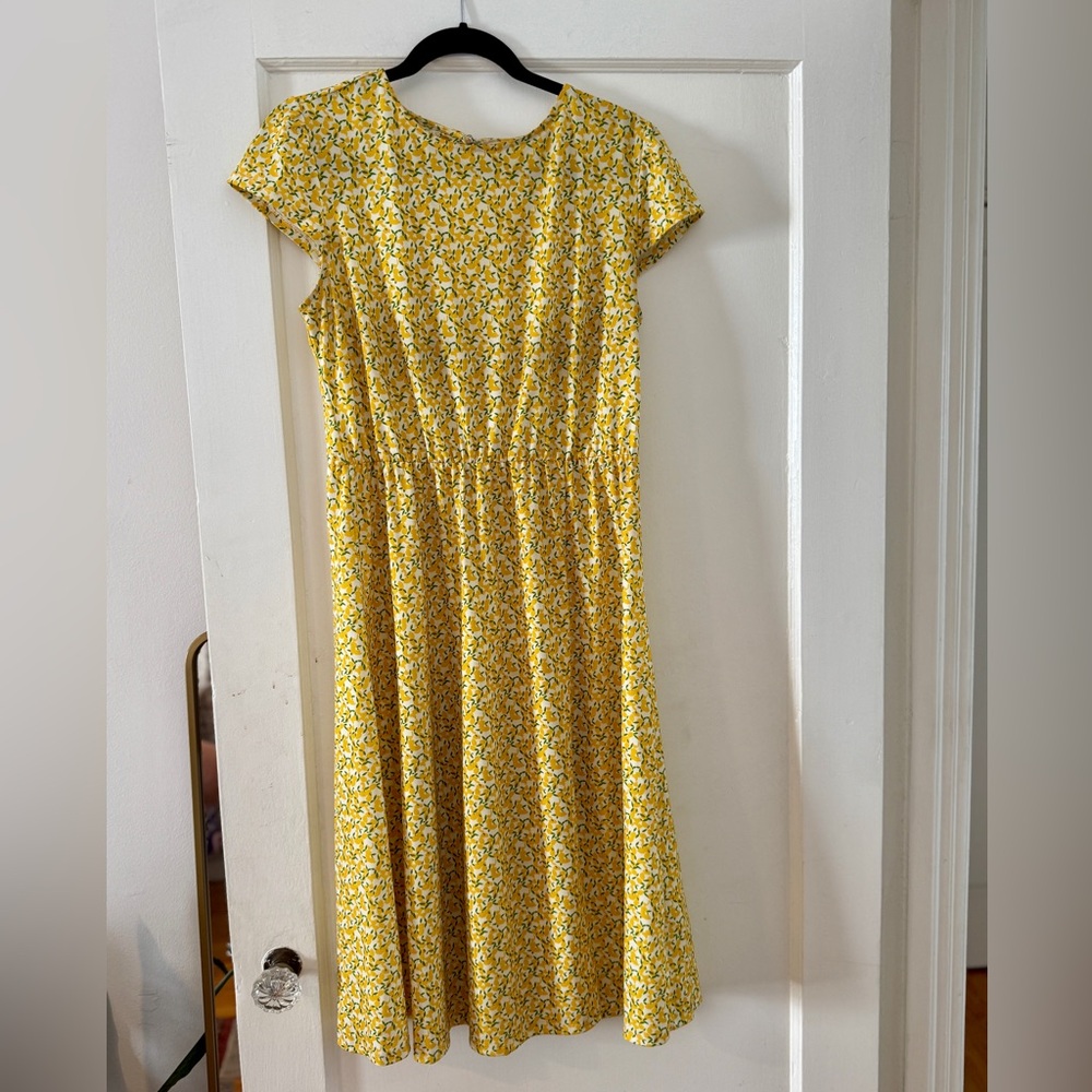Tash & Sophie Lemon Dress - Size M